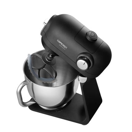 Concept RM8000 - Virtuvinis kombainas su nerūdijančio plieno dubeniu 1200W/230V juodas