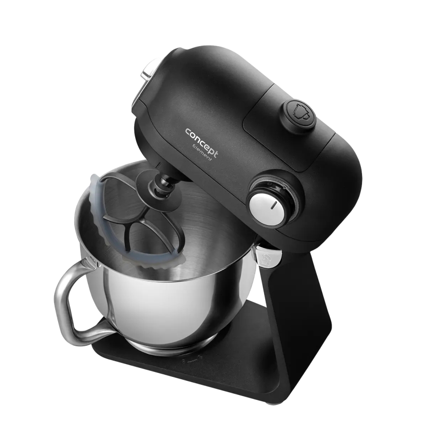 Concept RM8000 - Virtuvinis kombainas su nerūdijančio plieno dubeniu 1200W/230V juodas