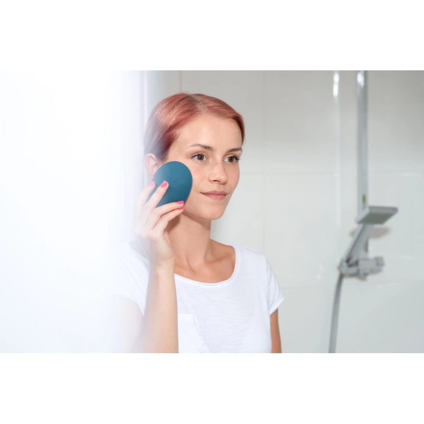 Concept SK9100 - Veido valymo šepetėlis SONIVIBE 2W/5V 250 mAh IPX7 mėlyna