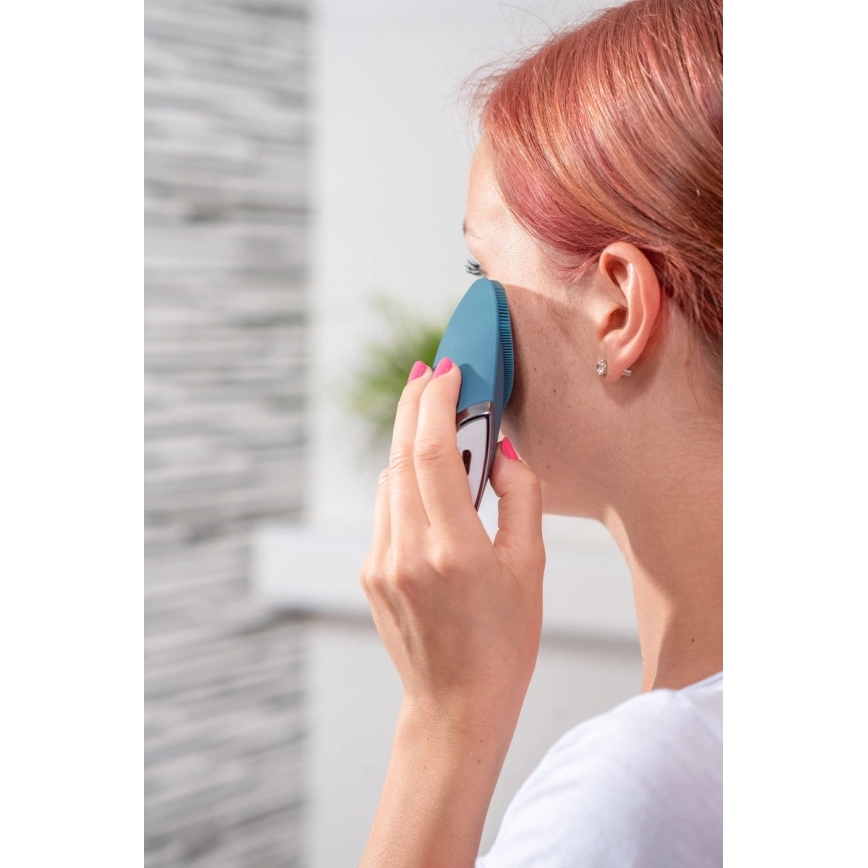 Concept SK9100 - Veido valymo šepetėlis SONIVIBE 2W/5V 250 mAh IPX7 mėlyna