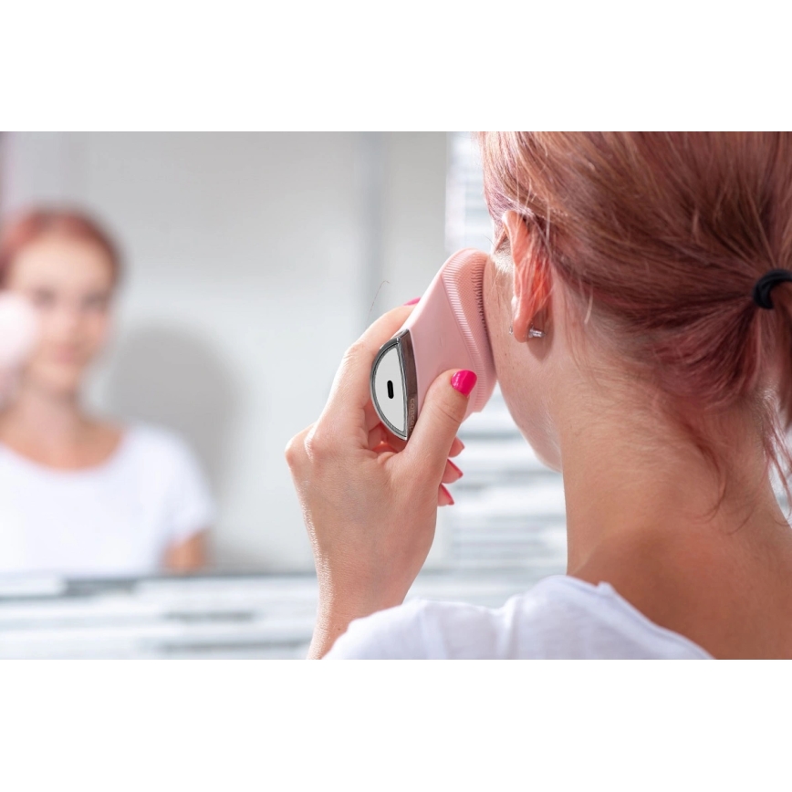 Concept SK9102 - Veido valymo šepetėlis SONIVIBE 2W/5V 250 mAh IPX7 rožinė