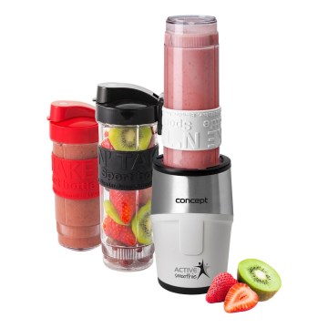 Concept SM3380 - Smoothie blenderis su priedais ACTIVE SMOOTHIE 500W/230V balta