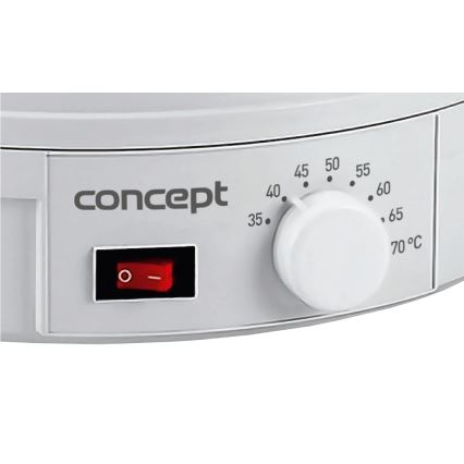 Concept SO1020 - Maisto džiovyklė 245W/230V balta