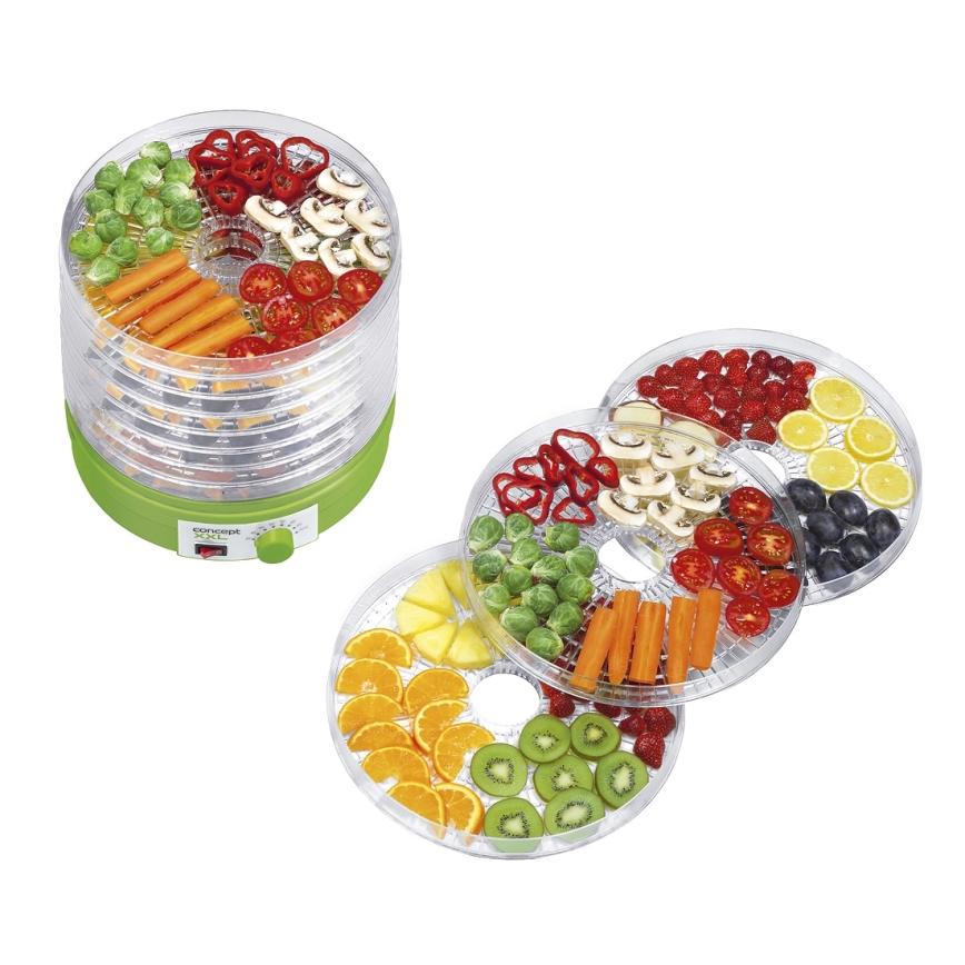 Concept SO1025 - Maisto džiovintuvas 245W/230V žalias