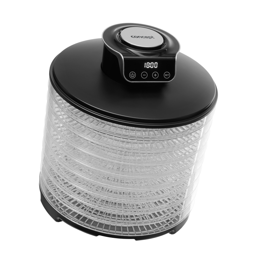 Concept SO3010 - Maisto džiovintuvas 245W/230V juoda