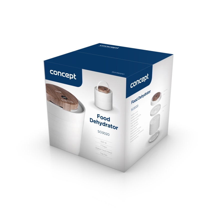 Concept SO3020 - Maisto džiovyklė 500W/230V balta