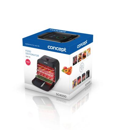 Concept SO4000 - maisto džiovintuvas 500W/230V juodas