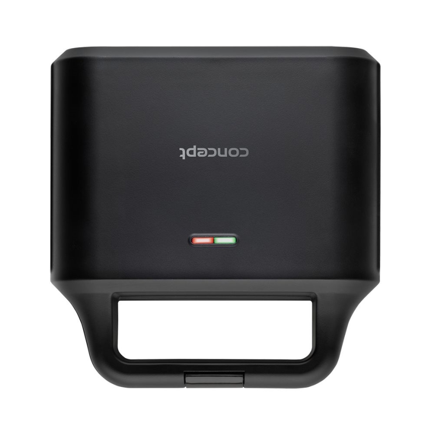 Concept SV3055 - Sumuštinių keptuvė 4in1 700W/230V juoda