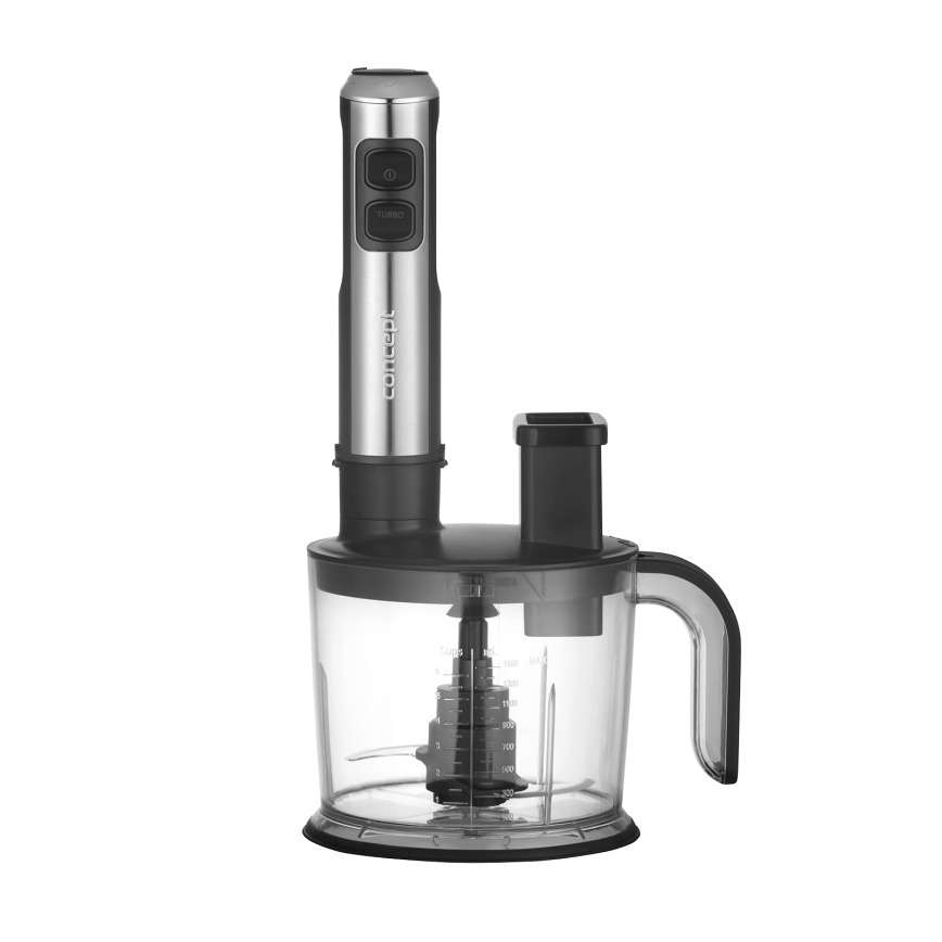 Concept TM5500 - Trintuvas su priedais 1500W/230V juoda/nerūdijantis