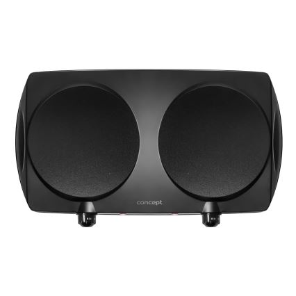 Concept VE3060 - Dviguba elektrinė kaitlentė 2500W/230V juoda