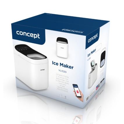 Concept VL1520 - ledo gaminimo aparatas 150W/230V Wi-Fi, baltas