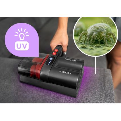 Concept VP2000 - Rankinis antibakterinis dulkių siurblys su UV-C LUMISTAR lempa 120W/11,1V