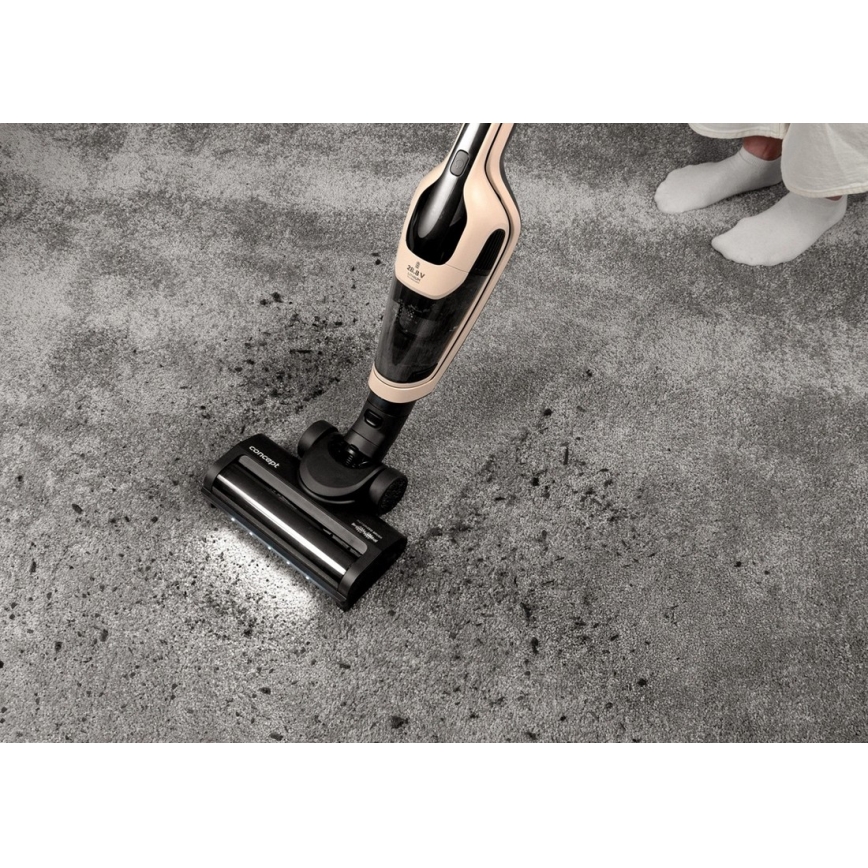 Concept VP4220 - Belaidis 3 viename stiebinis dulkių siurblys AQUAGLIDE 160W/28,8V 2200 mAh smėlinė