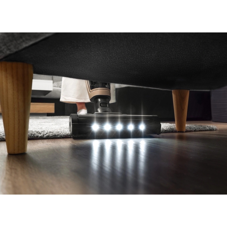 Concept VP4220 - Belaidis 3 viename stiebinis dulkių siurblys AQUAGLIDE 160W/28,8V 2200 mAh smėlinė