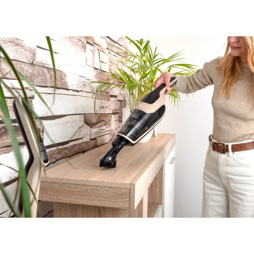 Concept VP4220 - Belaidis 3 viename stiebinis dulkių siurblys AQUAGLIDE 160W/28,8V 2200 mAh smėlinė