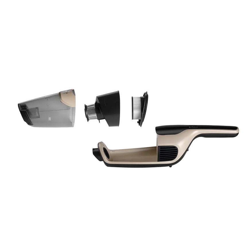 Concept VP4220 - Belaidis 3 viename stiebinis dulkių siurblys AQUAGLIDE 160W/28,8V 2200 mAh smėlinė