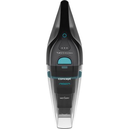 Concept VP4350 - rankinis dulkių siurblys WET & DRY RISER, 50 W / 7,4 V, 2200 mAh, juodas