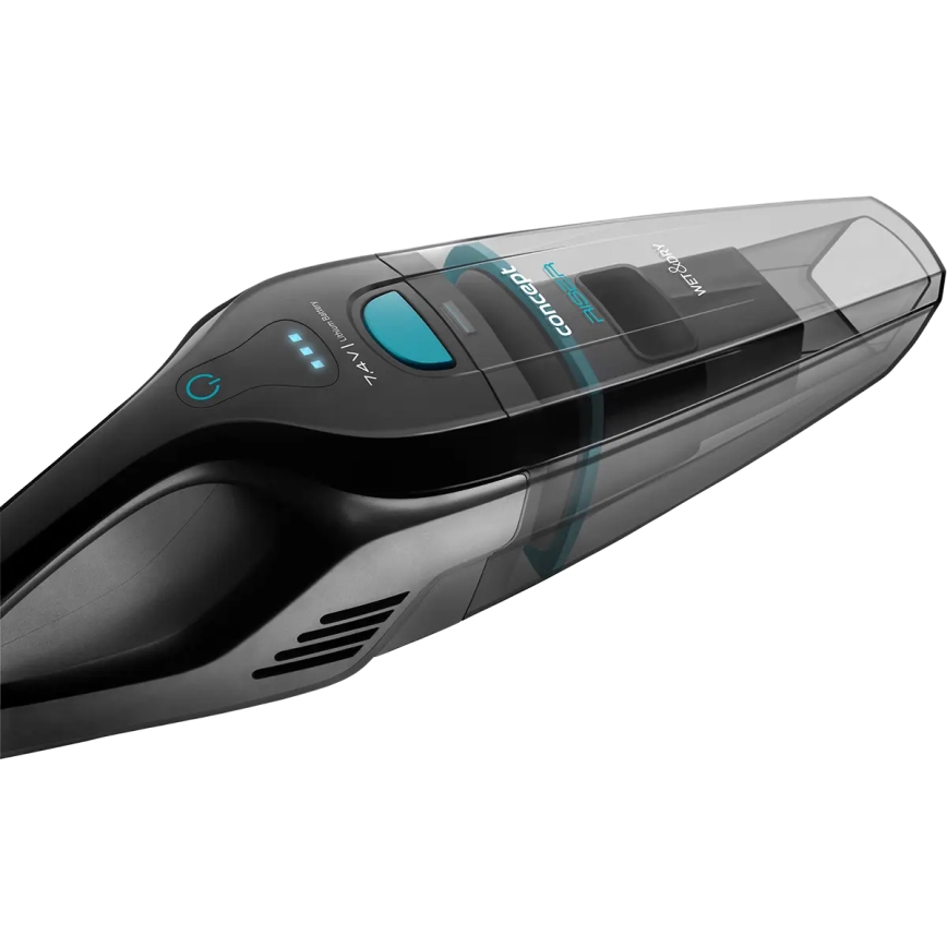 Concept VP4350 - rankinis dulkių siurblys WET & DRY RISER, 50 W / 7,4 V, 2200 mAh, juodas