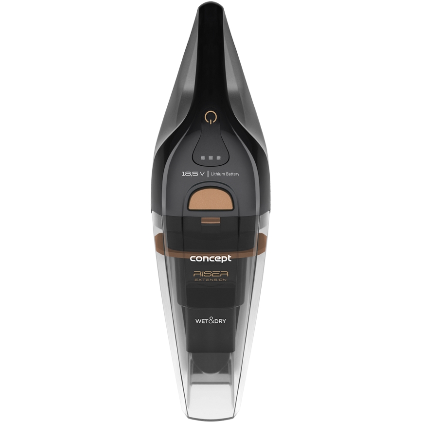 Concept VP4353-Rankinis dulkių siurblys WET & DRY RISER EXTENSION 110W/18,5V 2200 mAh juoda
