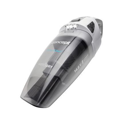 Concept VP4370 - Rankinis dulkių siurblys WET & DRY PERFECT CLEAN 90W/14,8V 2200 mAh baltas