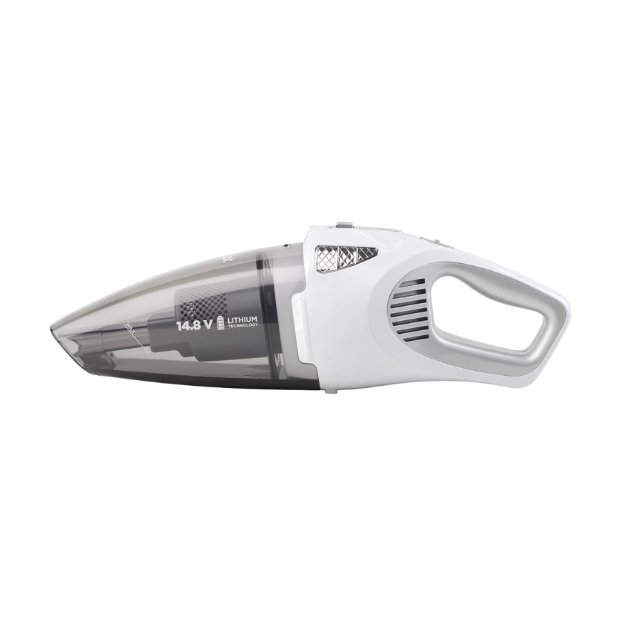 Concept VP4370 - Rankinis dulkių siurblys WET & DRY PERFECT CLEAN 90W/14,8V 2200 mAh balta