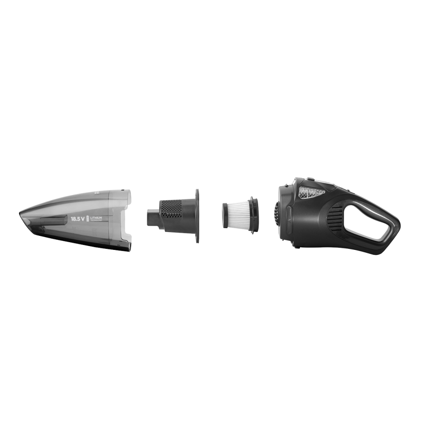 Concept VP4380 - Rankinis dulkių siurblys REAL FORCE 110W/18,5V 2200 mAh juoda