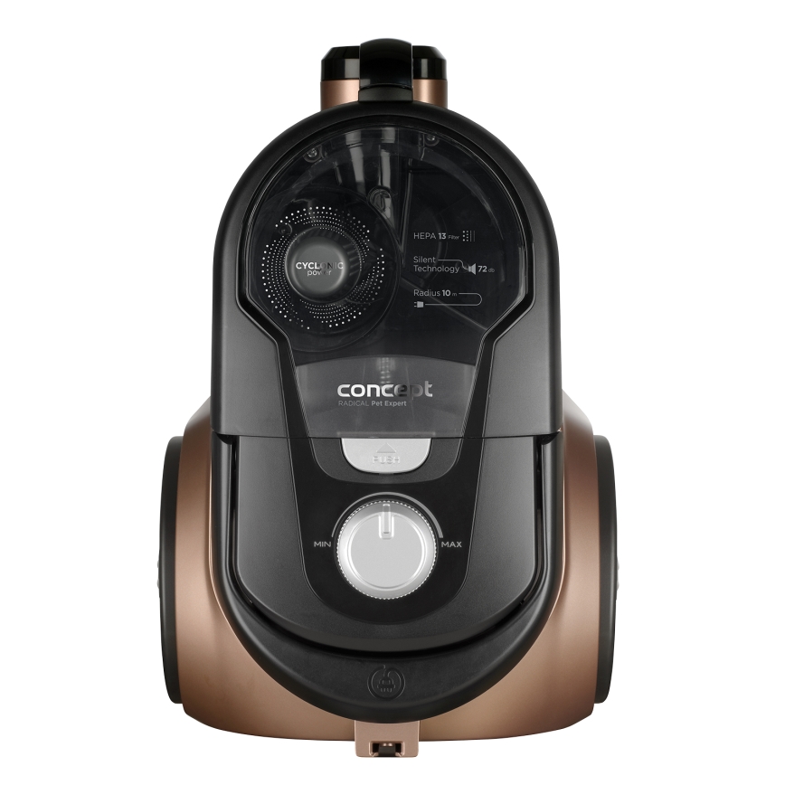 Concept VP5240N - Dulkių siurblys be maišelio 4A RADICAL PET EXPERT 2,5 l 800W/230V bronza
