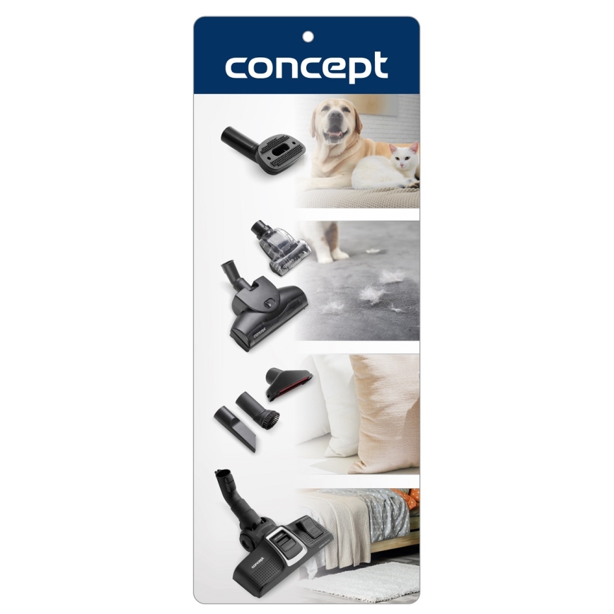 Concept VP5240N - Dulkių siurblys be maišelio 4A RADICAL PET EXPERT 2,5 l 800W/230V bronza
