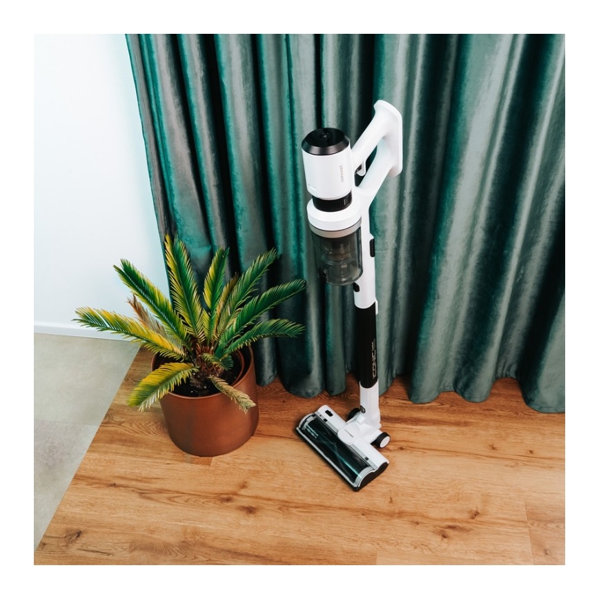 Concept VP6125 - 2in1 vertikalus ir rankinis dulkių siurblys ICONIC Comfort Telescope 400W/29,6V 2000 mAh baltas