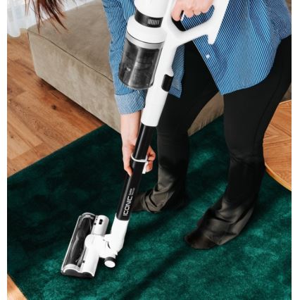 Concept VP6125 - 2in1 vertikalus ir rankinis dulkių siurblys ICONIC Comfort Telescope 400W/29,6V 2000 mAh baltas