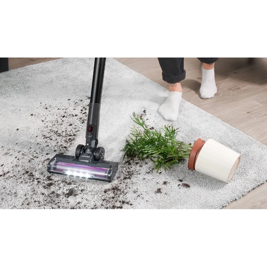 Concept VP6300 - Vertikalus dulkių siurblys 5 viename ULTIMATE COMPLETE PRO 500W/25,9V 2500 mAh juoda