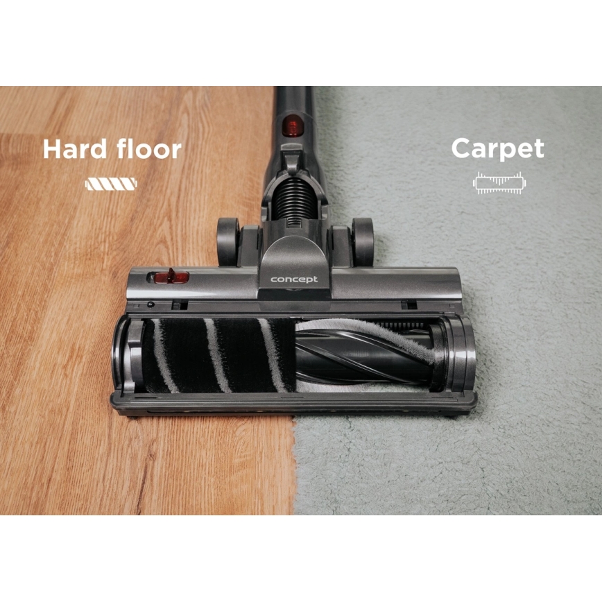 Concept VP6310 - Vertikalus dulkių siurblys 3 viename ULTIMATE COMPLETE LIGHT 420W/25,9V 2200 mAh juodas