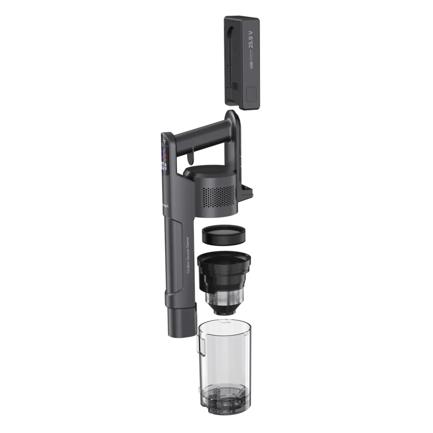 Concept VP6310 - Vertikalus dulkių siurblys 3 viename ULTIMATE COMPLETE LIGHT 420W/25,9V 2200 mAh juodas