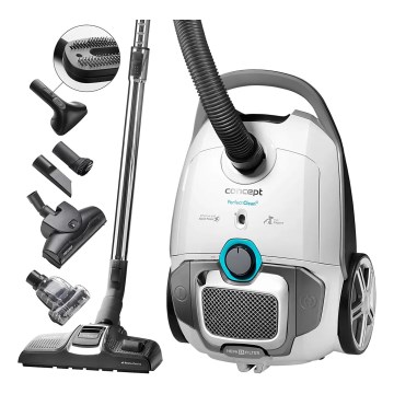Concept VP8291 - Dulkių siurblys su maišeliu PERFECT CLEAN PET EXPERT 700W/230V baltas