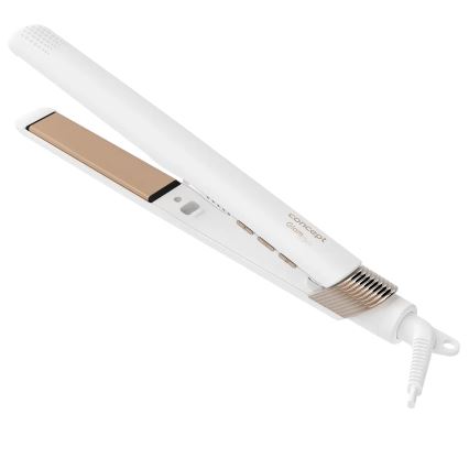 Concept VZ2110 - Plaukų tiesintuvas GLAM STYLE 48W/230V balta/rožinio aukso