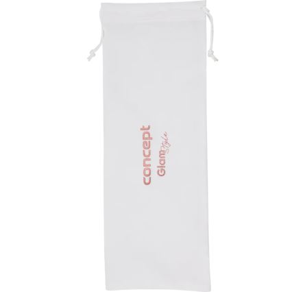 Concept VZ2110 - Plaukų tiesintuvas GLAM STYLE 48W/230V balta/rožinio aukso