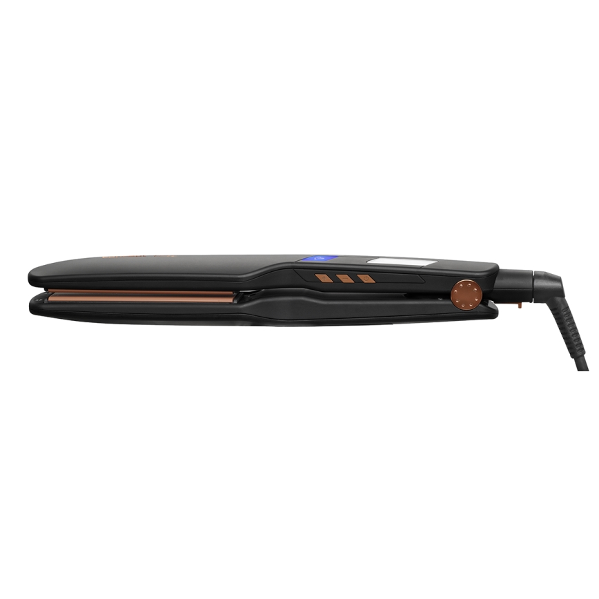 Concept VZ6010 - Garinis plaukų tiesintuvas su LED ekranu ELITE STEAM BOOST 54W/230V juoda