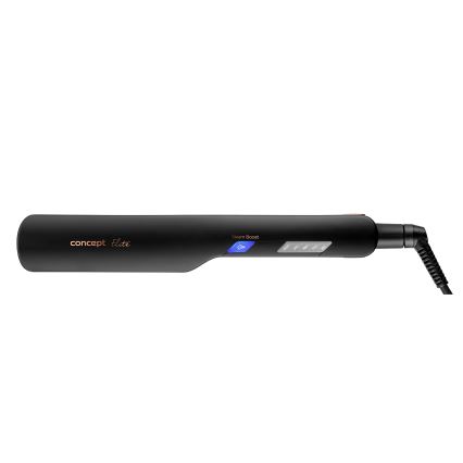 Concept VZ6010 - Garinis plaukų tiesintuvas su LED ekranu ELITE STEAM BOOST 54W/230V juoda