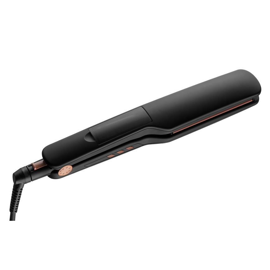 Concept VZ6010 - Garinis plaukų tiesintuvas su LED ekranu ELITE STEAM BOOST 54W/230V juoda