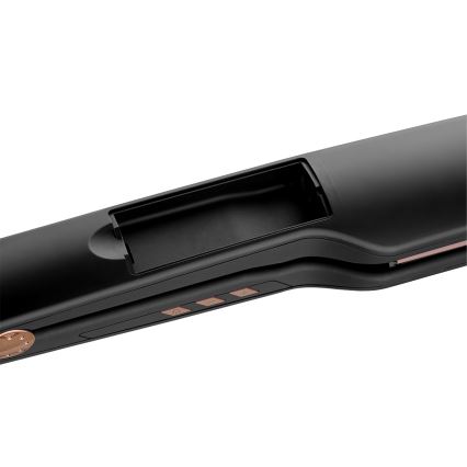 Concept VZ6010 - Garinis plaukų tiesintuvas su LED ekranu ELITE STEAM BOOST 54W/230V juoda