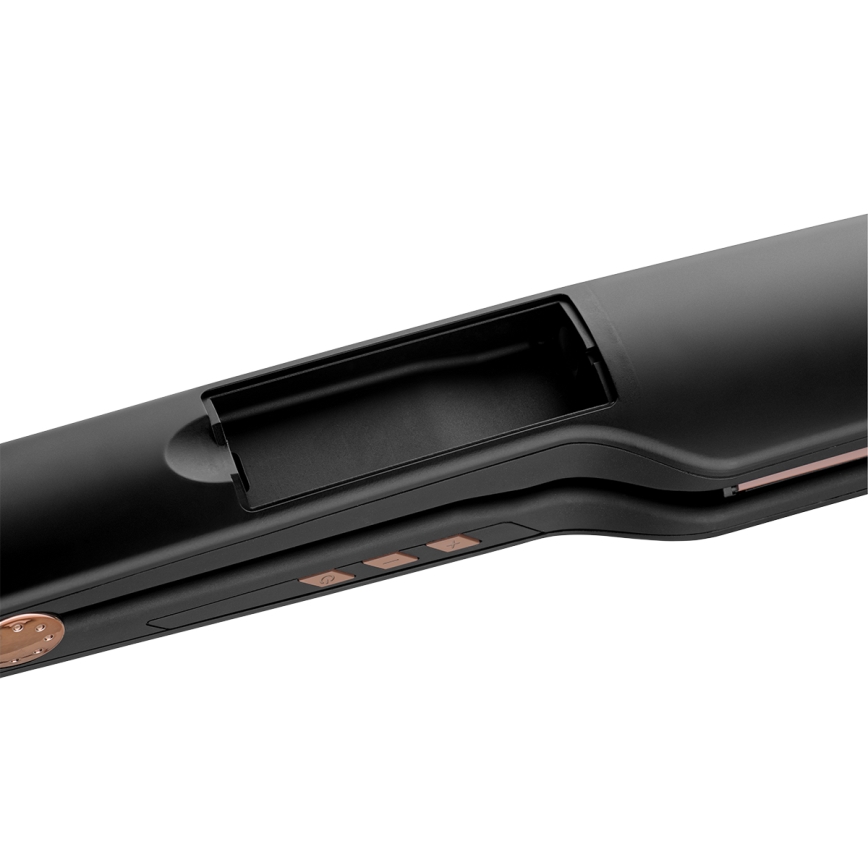 Concept VZ6010 - Garinis plaukų tiesintuvas su LED ekranu ELITE STEAM BOOST 54W/230V juoda