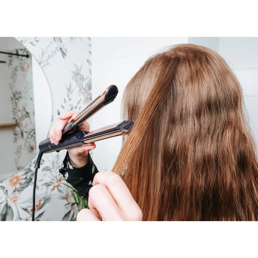 Concept VZ8100 - PROFI CARE plaukų tiesintuvas 60W/230V mėlynas/auksinis