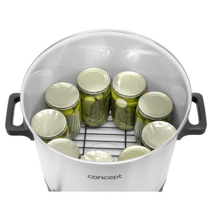 Concept ZH0030 - Konservavimo katilas 27 l 2000W/230V balta/juoda