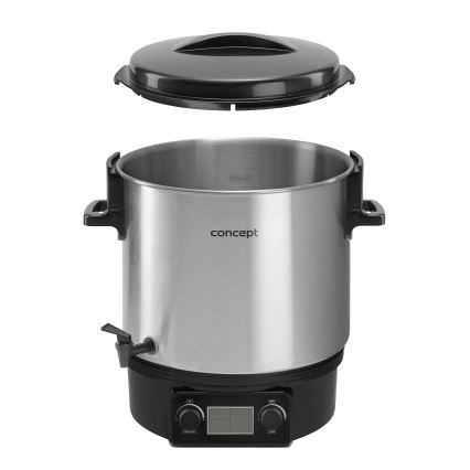 Concept ZH0040 - Konservavimo katilas 27 l 2000W/230V nerūdijantis/juoda