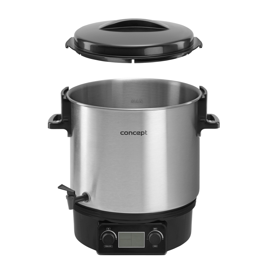 Concept ZH0040 - Konservavimo katilas 27 l 2000W/230V nerūdijantis/juoda