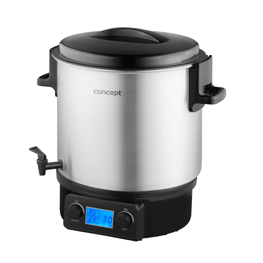 Concept ZH0040 - Konservavimo katilas 27 l 2000W/230V nerūdijantis/juoda