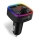 CONNECT IT CCC-9090-BK - LED RGB FM automobilinis siųstuvas su laisvų rankų funkcija juoda