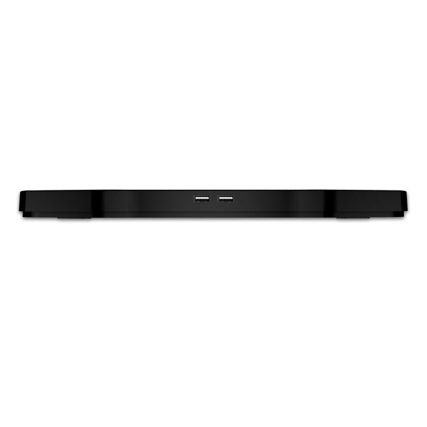 CONNECT IT CCP-2200-RD - Aušinimo padas nešiojamam kompiuteriui 4x ventiliatorius 2xUSB juoda/raudona