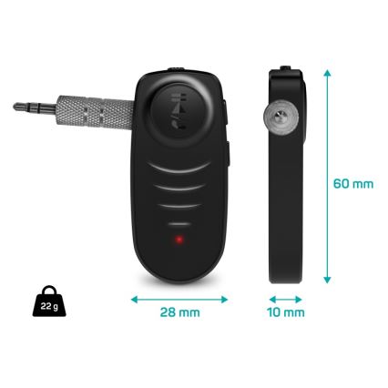 CONNECT IT CFF-4050-BK - Bluetooth audio imtuvas AUX 110 mAh