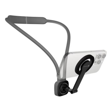 CONNECT IT CFF-6020-GY - Lankstus magnetinis MagSafe telefono laikiklis ant kaklo